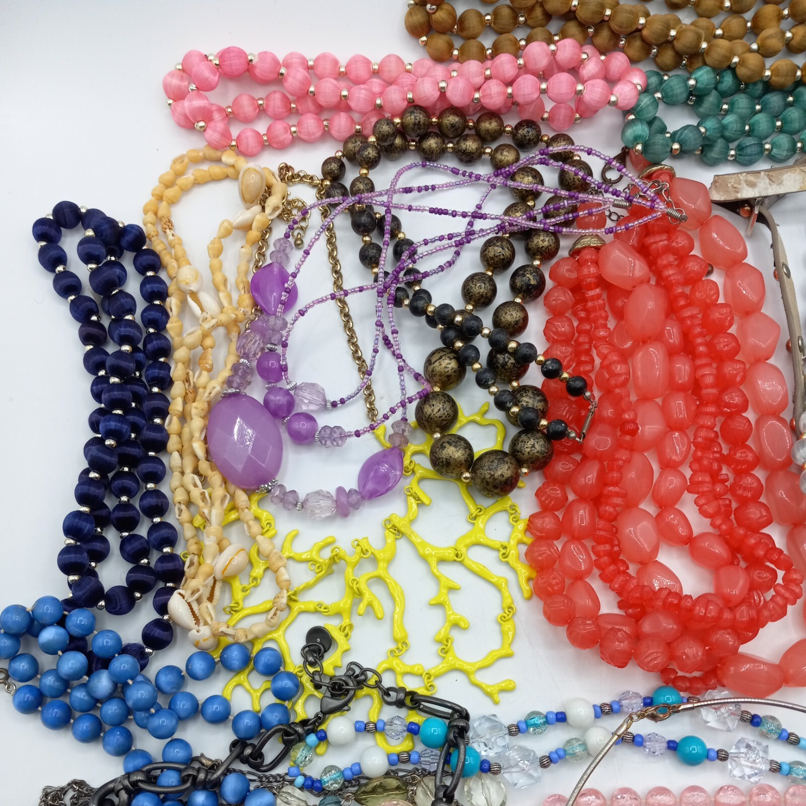 Jewelry Lot of 25 Necklaces Bracelets Michael Kors Stella & Dot Beads.