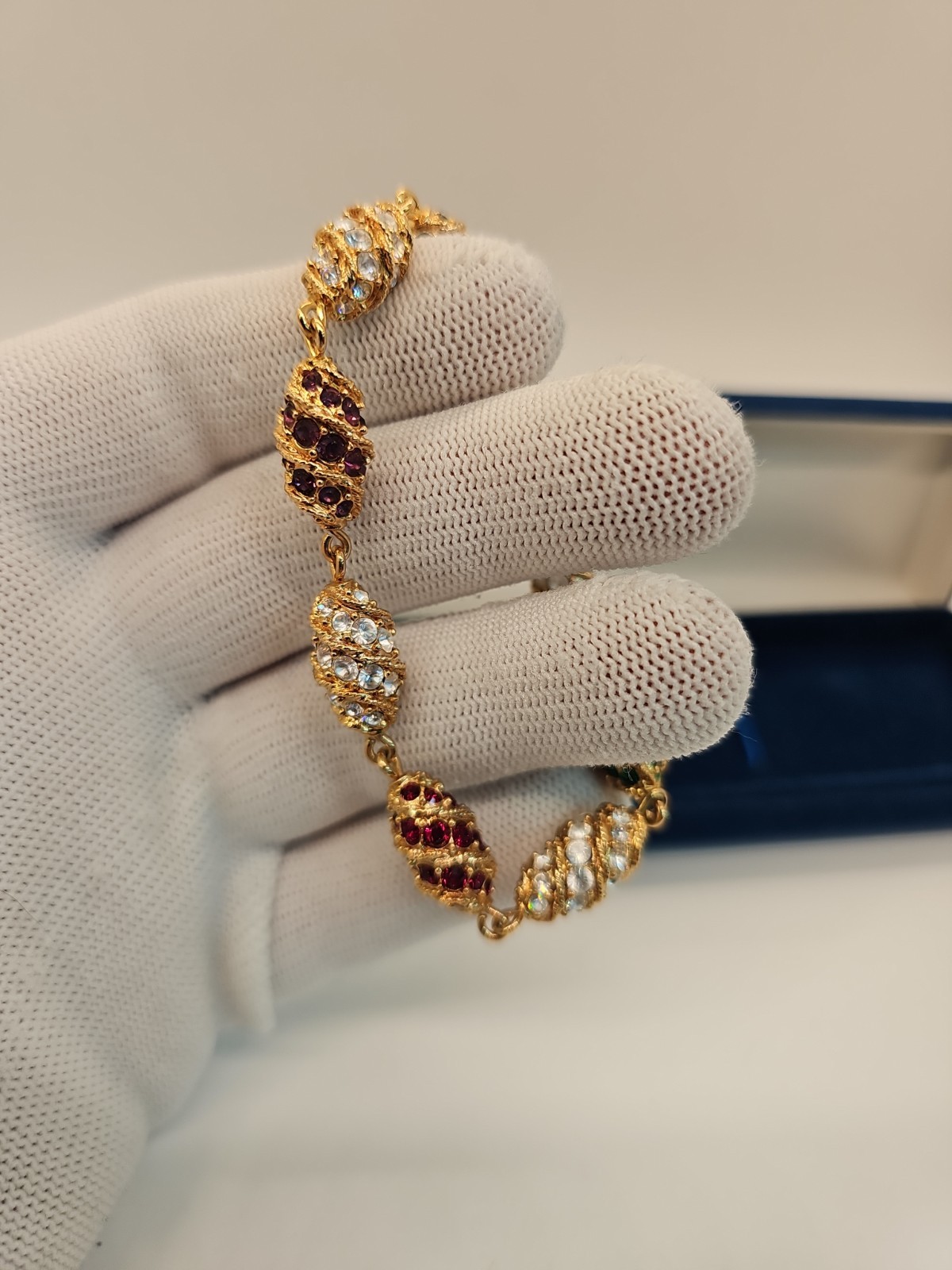 Camrose & Kross Jackie Kennedy JBK Royal Egg Bracelet. Signed JBK