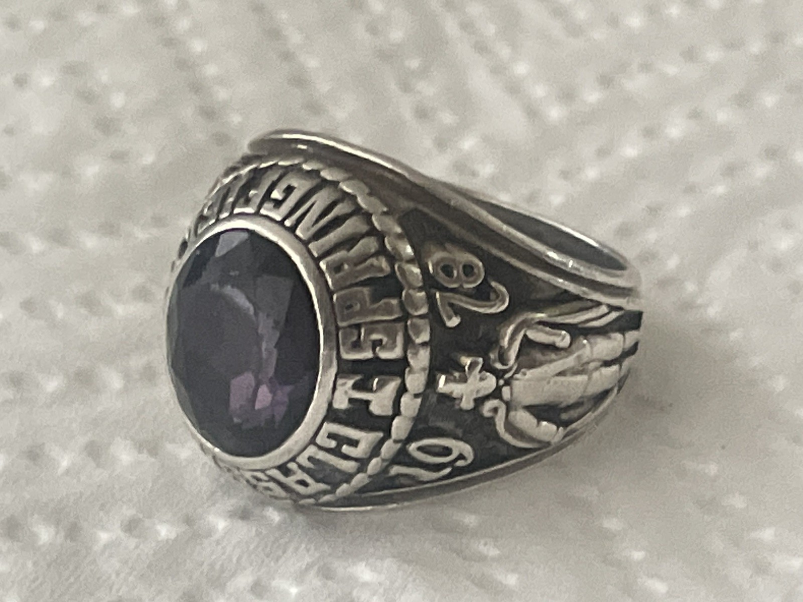Sterling 1978 Springfield Classical Bulldogs High School Class Ring Jostens 10.5