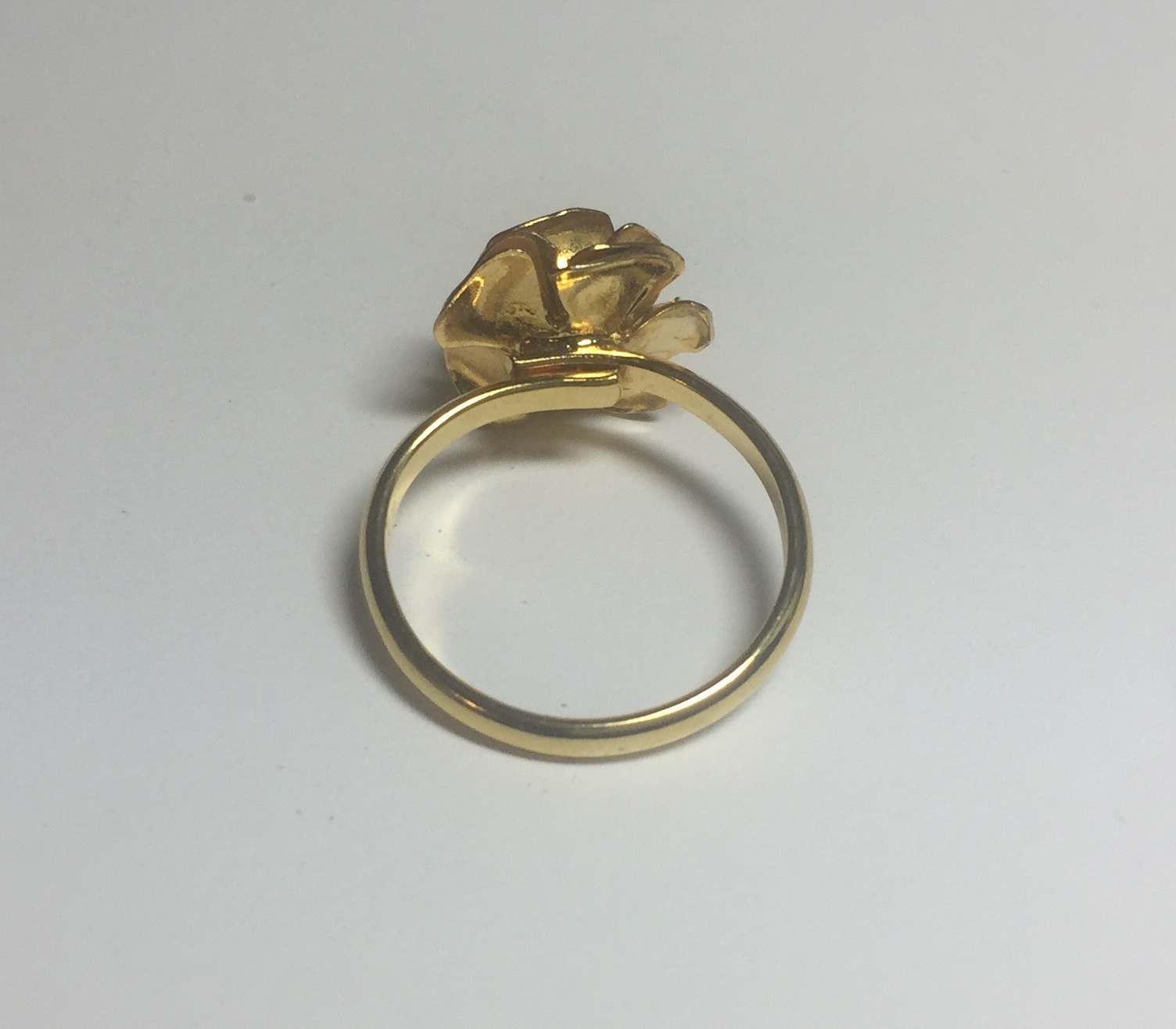 Vintage Ram-Zor NOS 1960’s Simulated Stone Ladies Rose Motif Costume Ring
