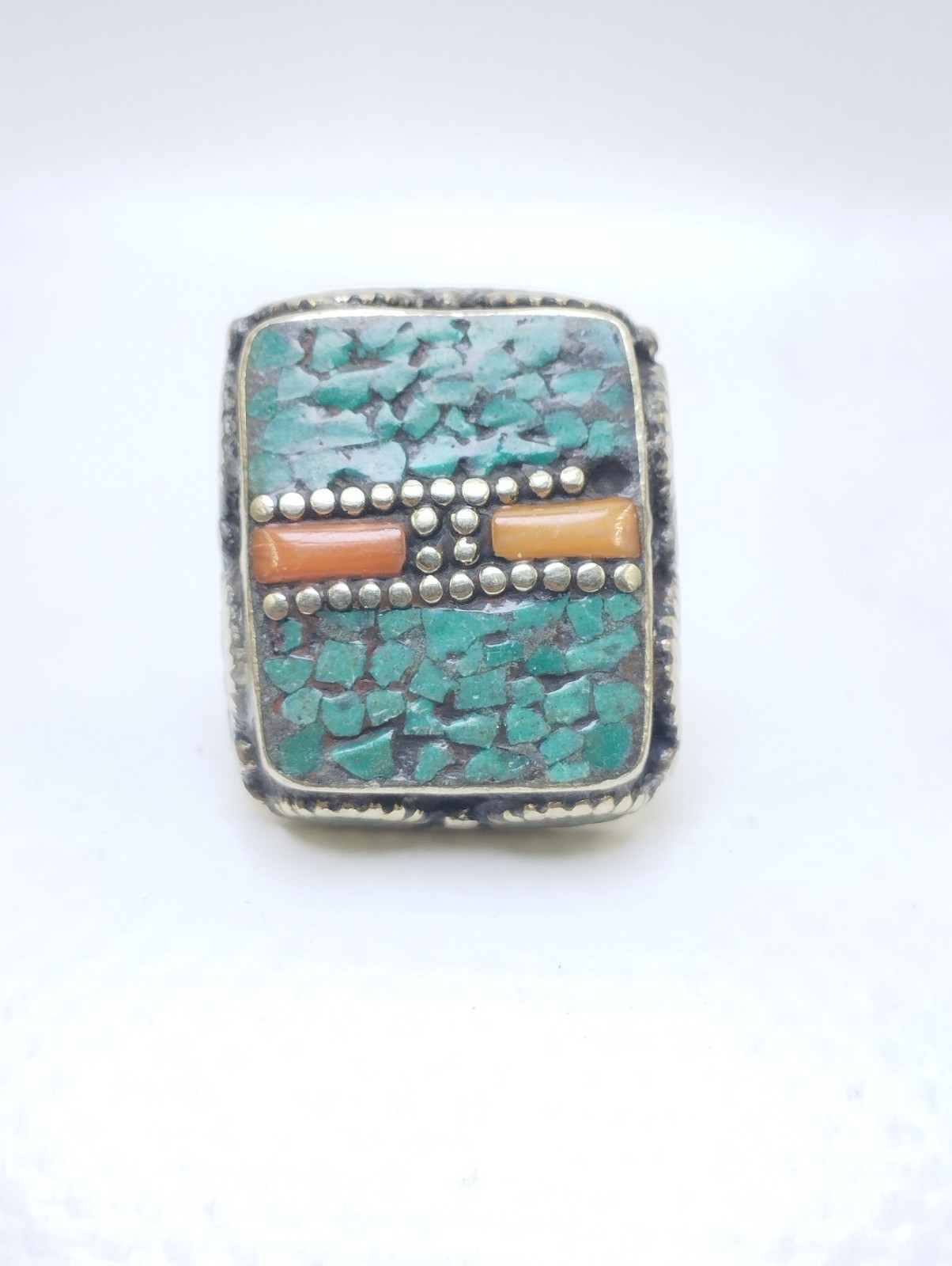 Rare Extremely Ancient Antique Victorian Ring Multicolor Stones Amazing Artifact