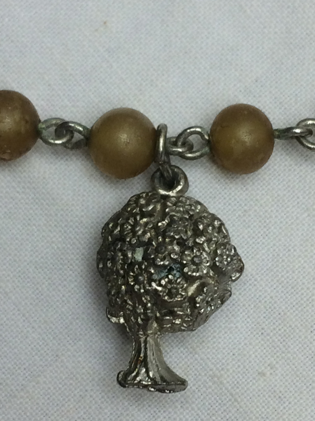 Vintage Charms and Charm Bracelet Washington D. C. Cherry Blossom Tree Buildings
