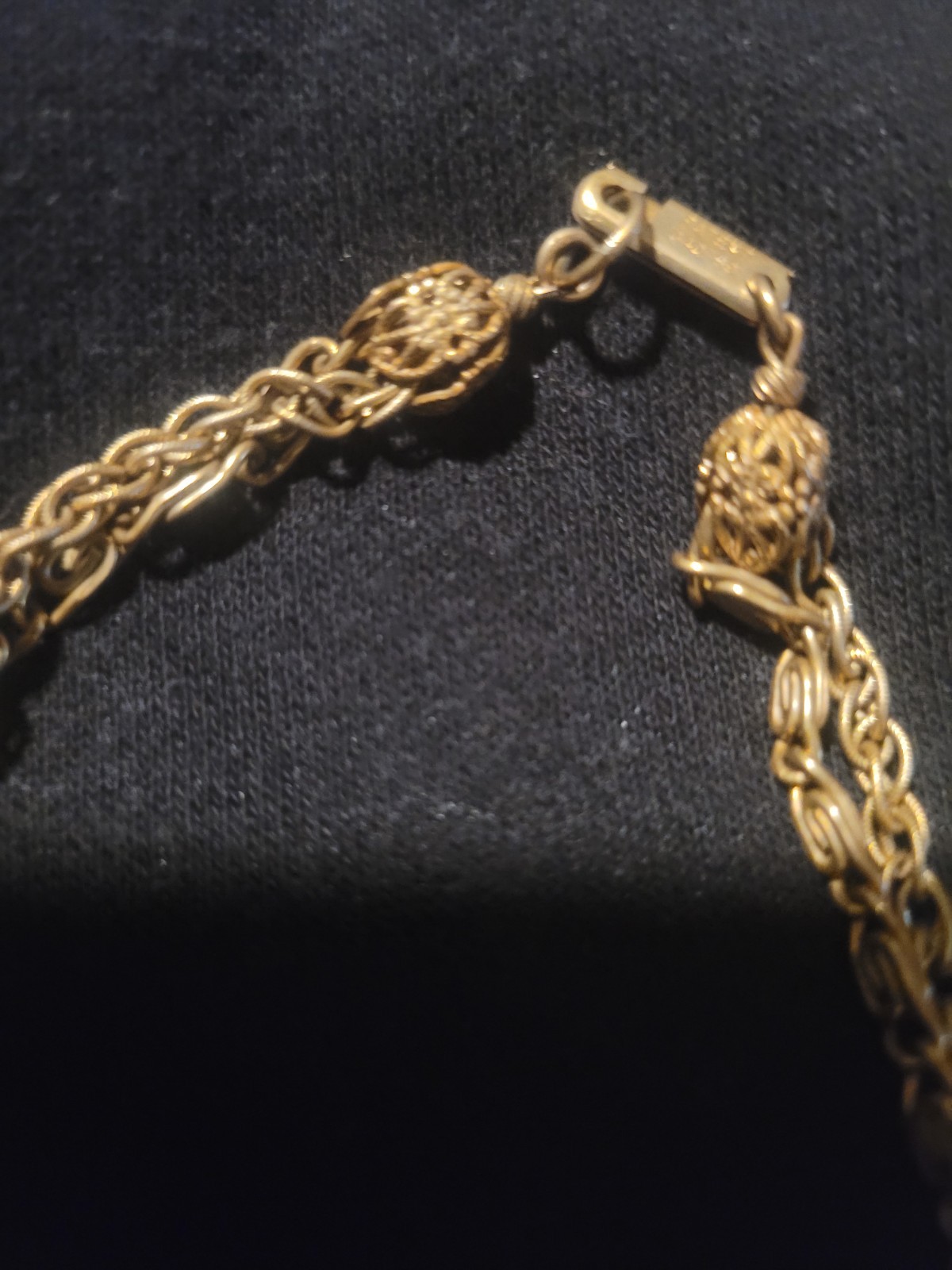 Miriam Haskell Vintage Layered Necklace 2 In 1 Necklace