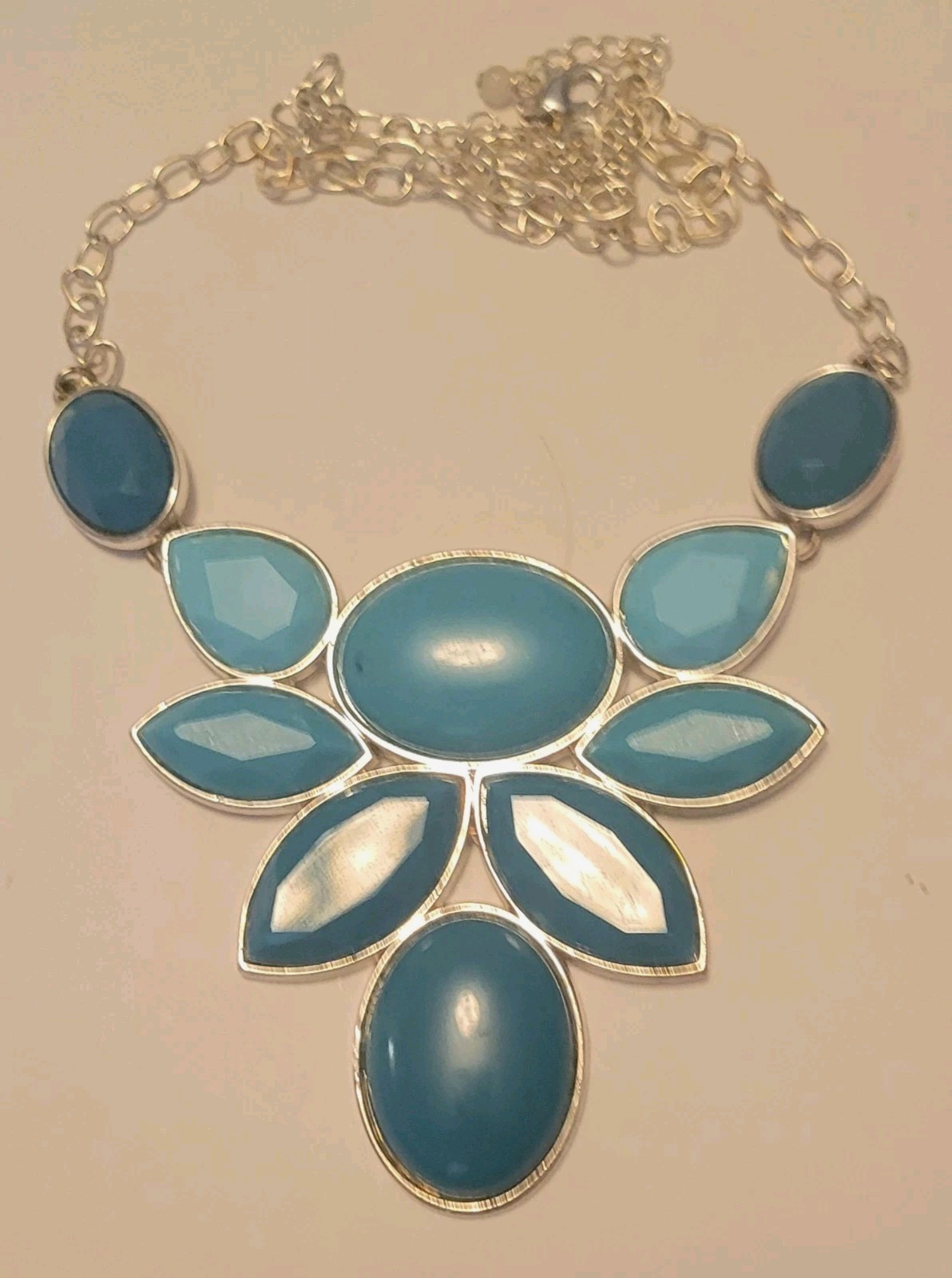2 Necklace Avon Aqua 23″ and Julie Vos Purple 21″ Spring Easter Summer Causal