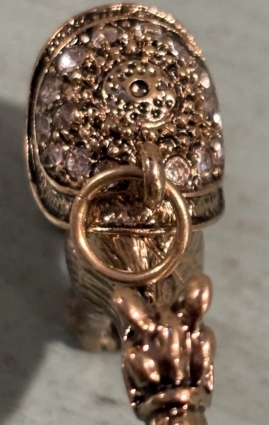 Egyptian Camel Pendant Charm Rhinestone Egypt Desert Vintage *chain Not Included