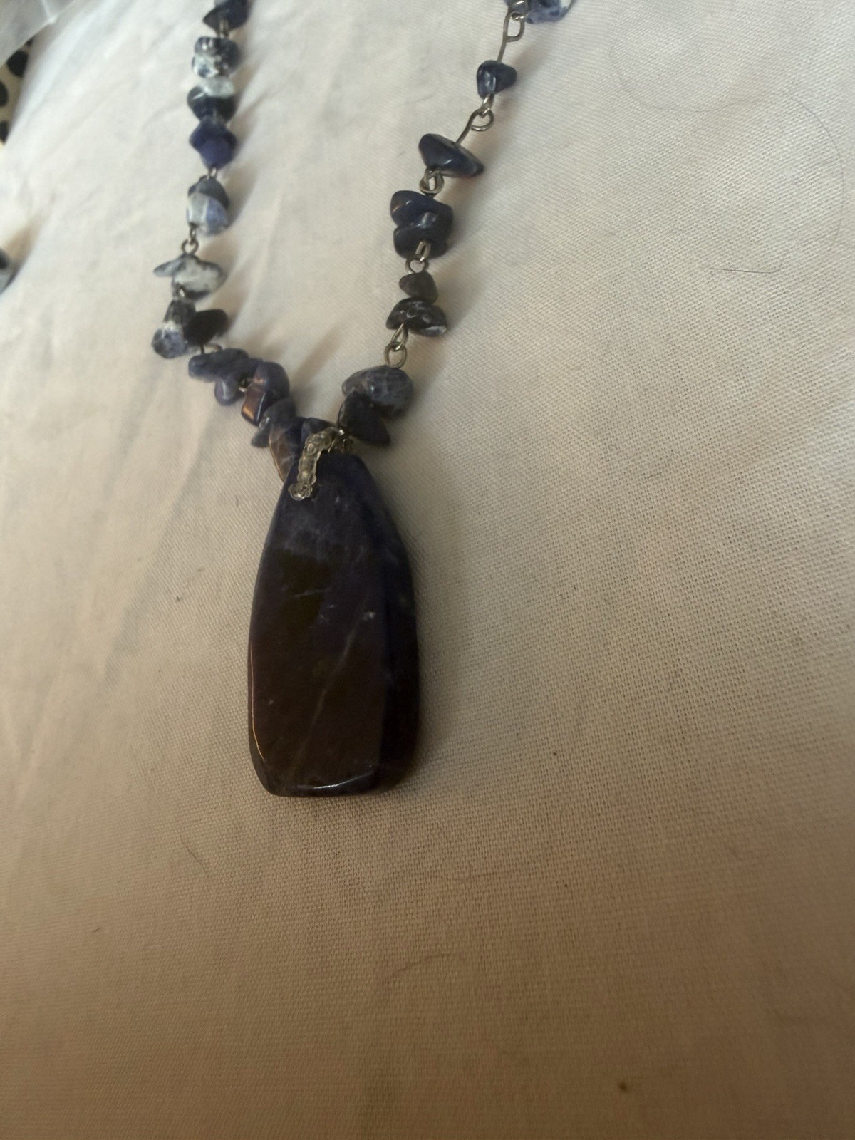 Vintage Iolite Necklace 412