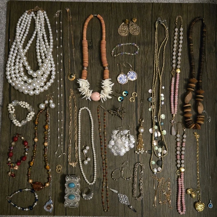 Vintage To Now Estate Costume Jewelry Lot 4 – Almost 2 Pounds