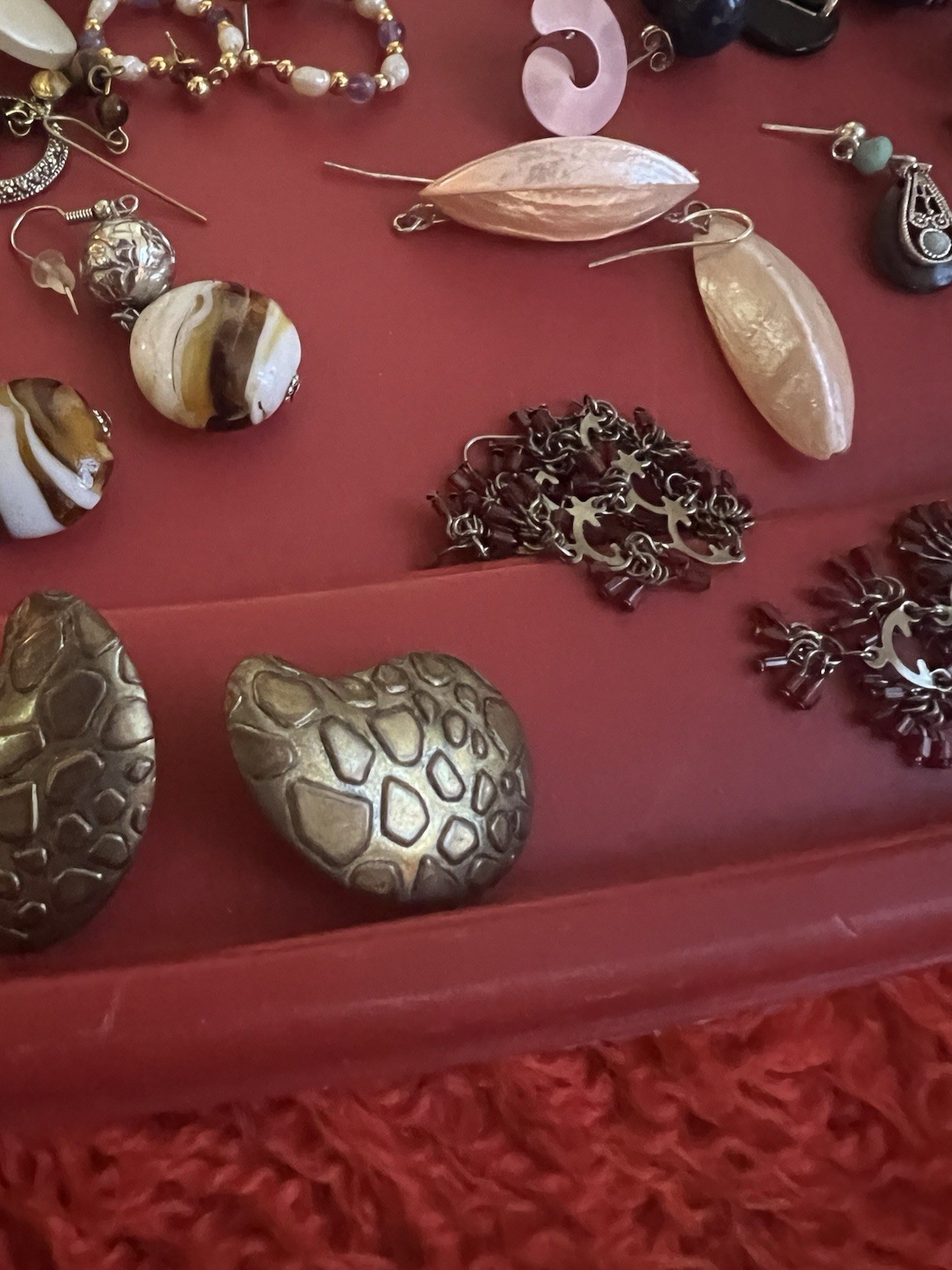 Vintage & Mod. Jewelry Lot Earrings Pierced Some Signed
