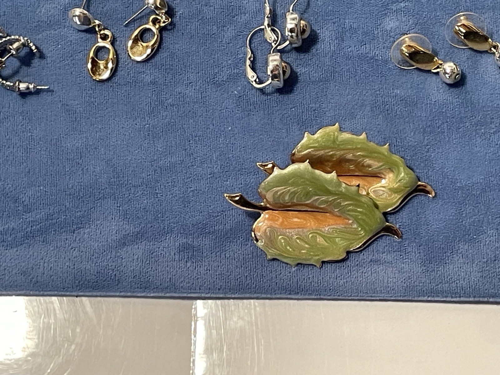 Vtg to Now Gold & Silver Tone Enameled Post Dangle Drop Earrings Lot 23 Pairs