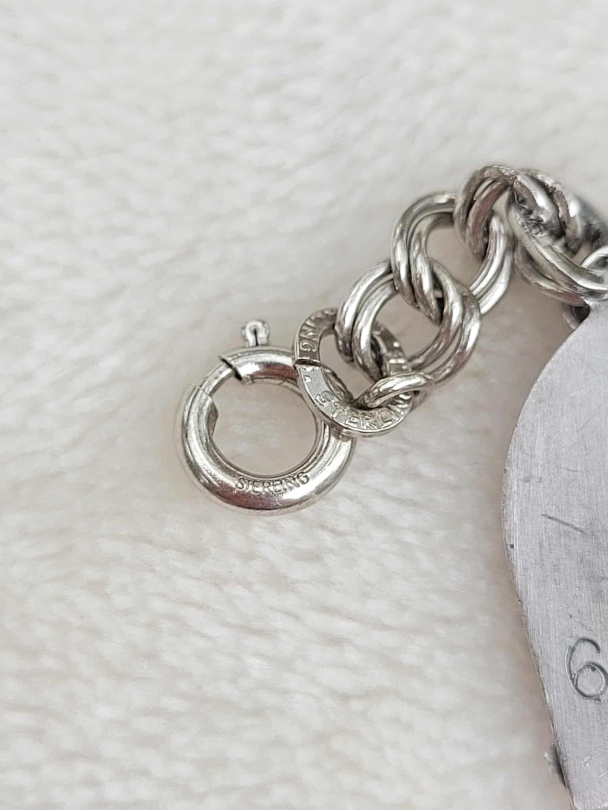 Vintage Sterling Silver Michigan Coins Banjo Grad 7 Charm Bracelet 7″ – 21.4g