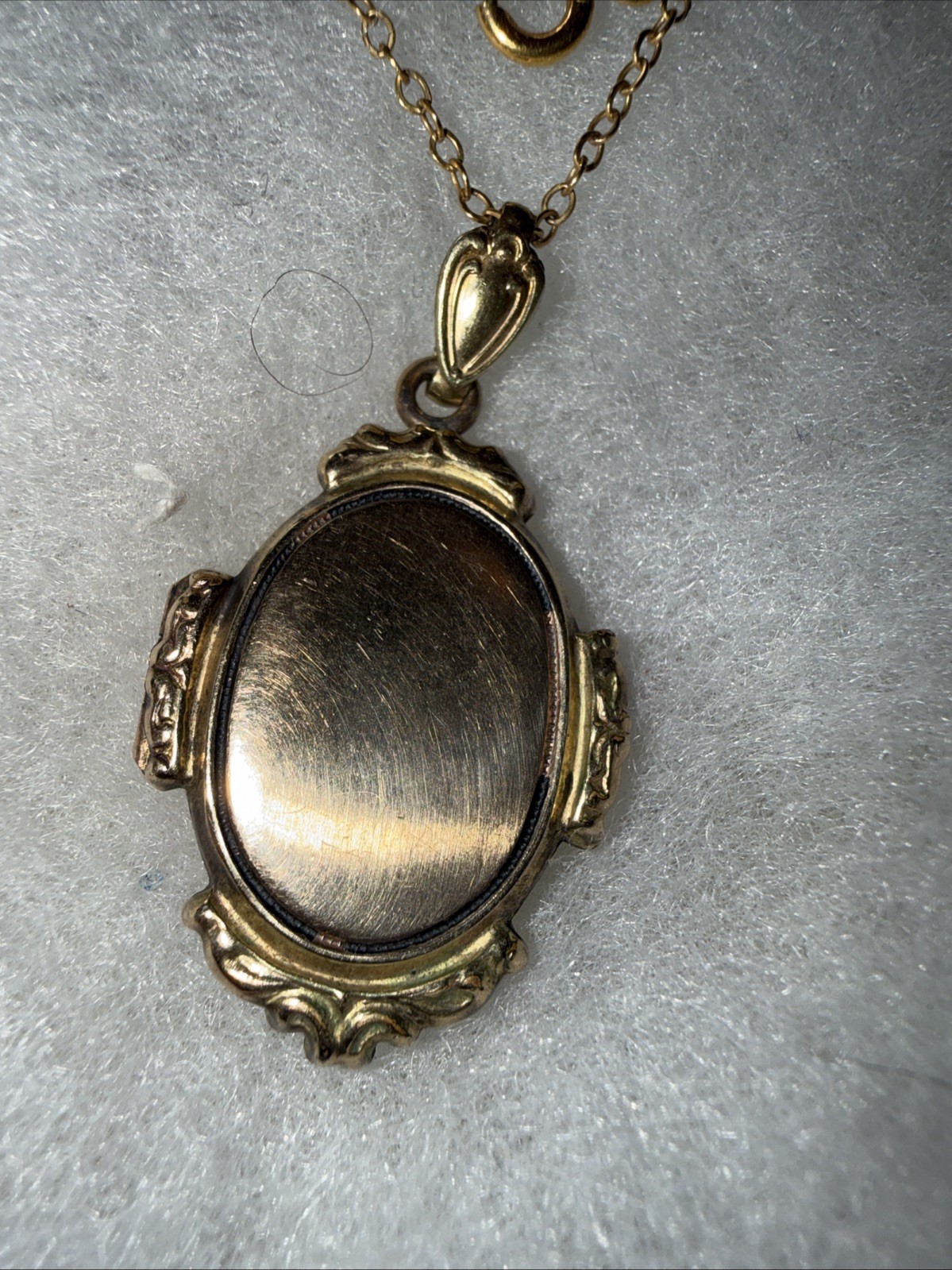 Necklace Locket Victorian 100 Years Old Gold Filled Vintage 17” Gold Fill Chain