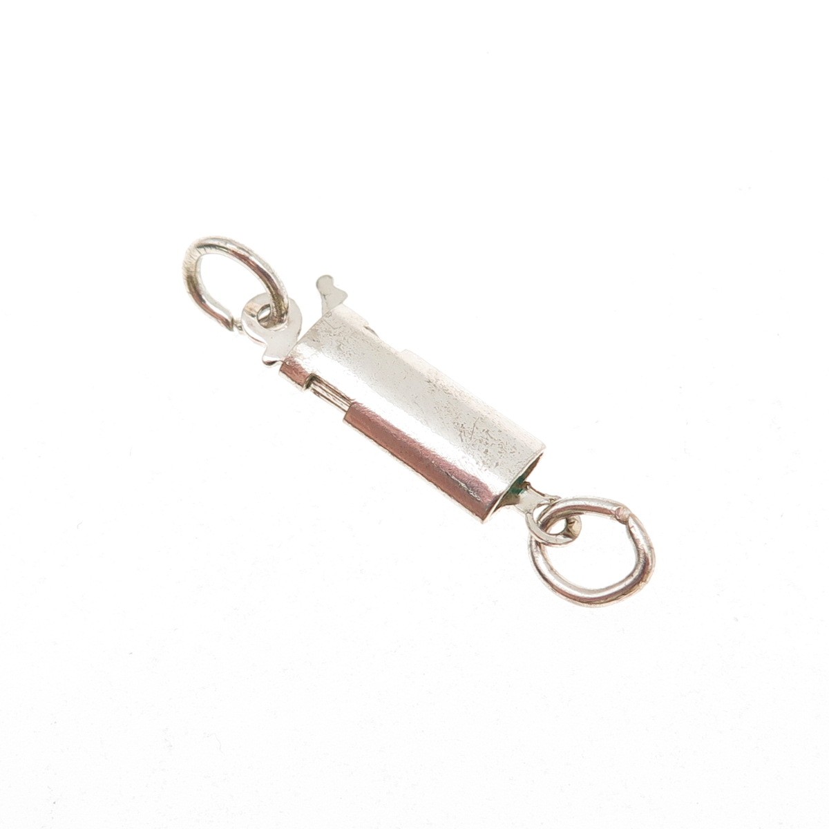 925 Sterling Silver Vintage Bracelet / Necklace Hook Box Lock Clasp