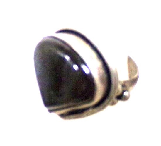 LABRADORITE TRIANGLE SILVER RING SIZE 6 J88CR CL88CR JZ92