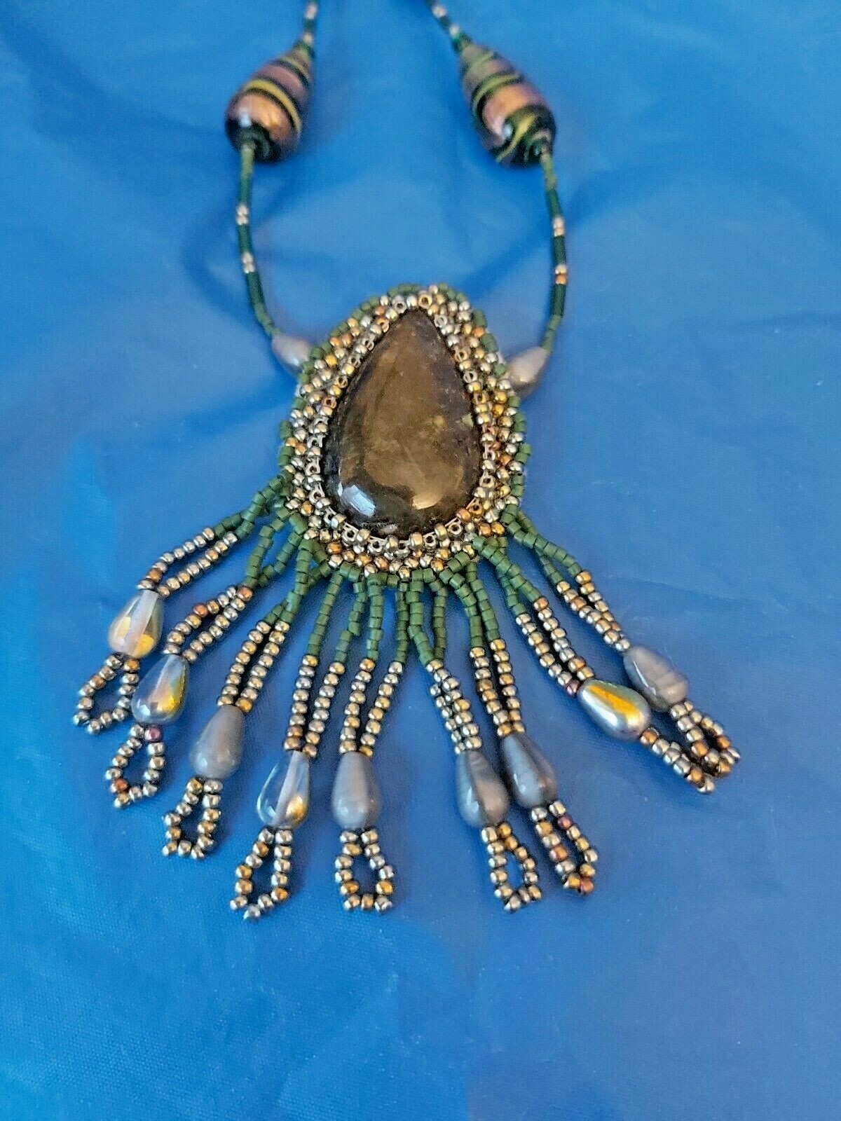 2 Southwestern Beaded Necklaces W/ toggle Closure-PLEASE LOOK AT ALL PICTURES