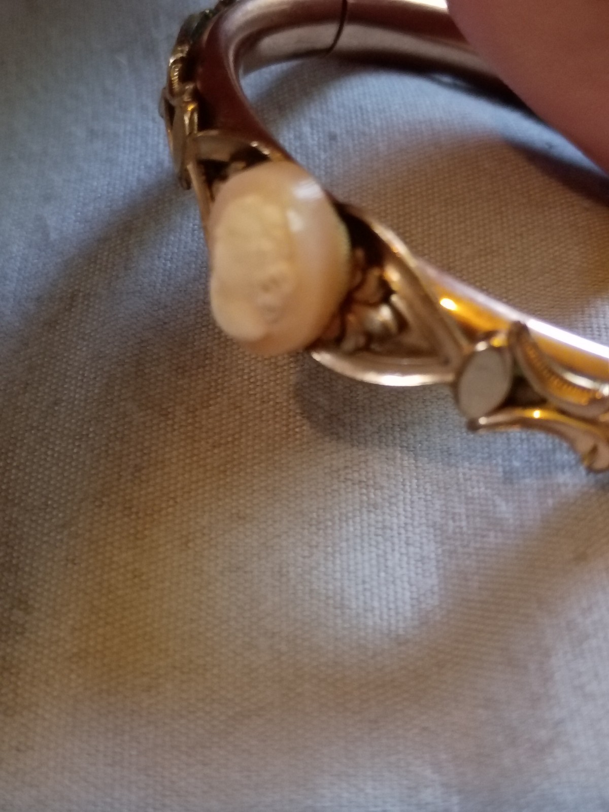 Antique Repurposed D.I.X. Gold Filled Bracelet.