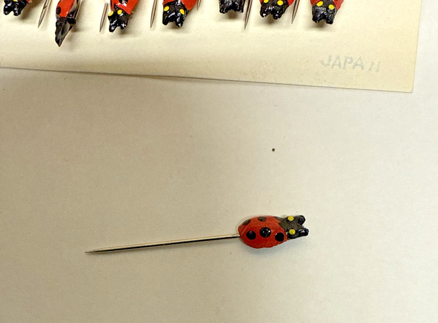 Vintage Ladybug Sewing Pins Lapel Pins Lot Of 24 Preowned