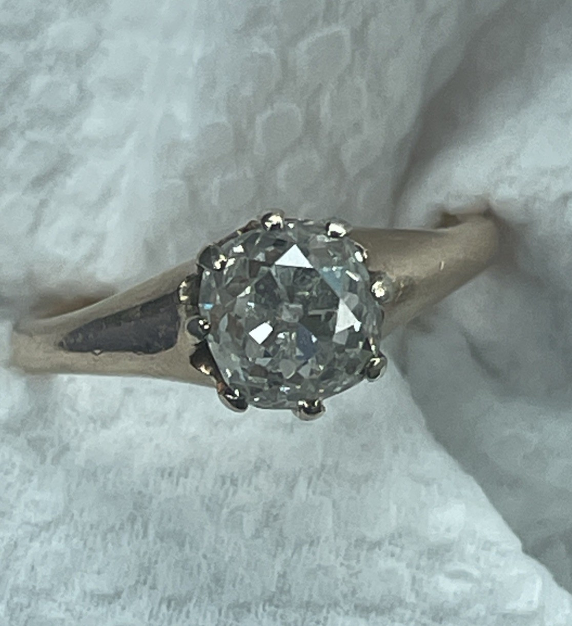 Vintage Diamond Ring – 1.32CTW Old European Cut