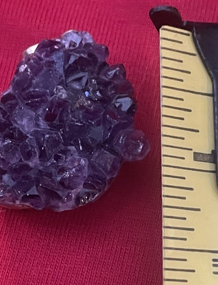 Gorgeous Amethyst Geode Stone Pendant Electroform Setting Unbranded (4)