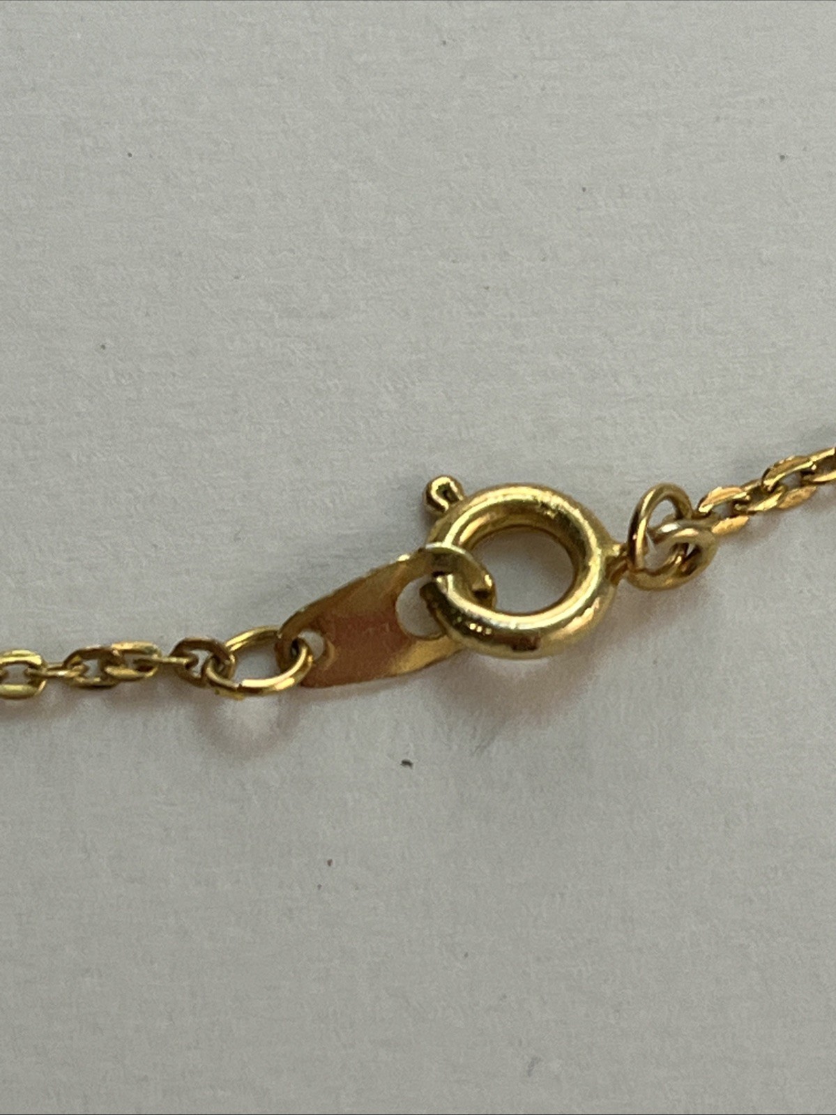 Gold Tone 18″ Chain Necklace Flying Dragons Dark Green Jade Pendant