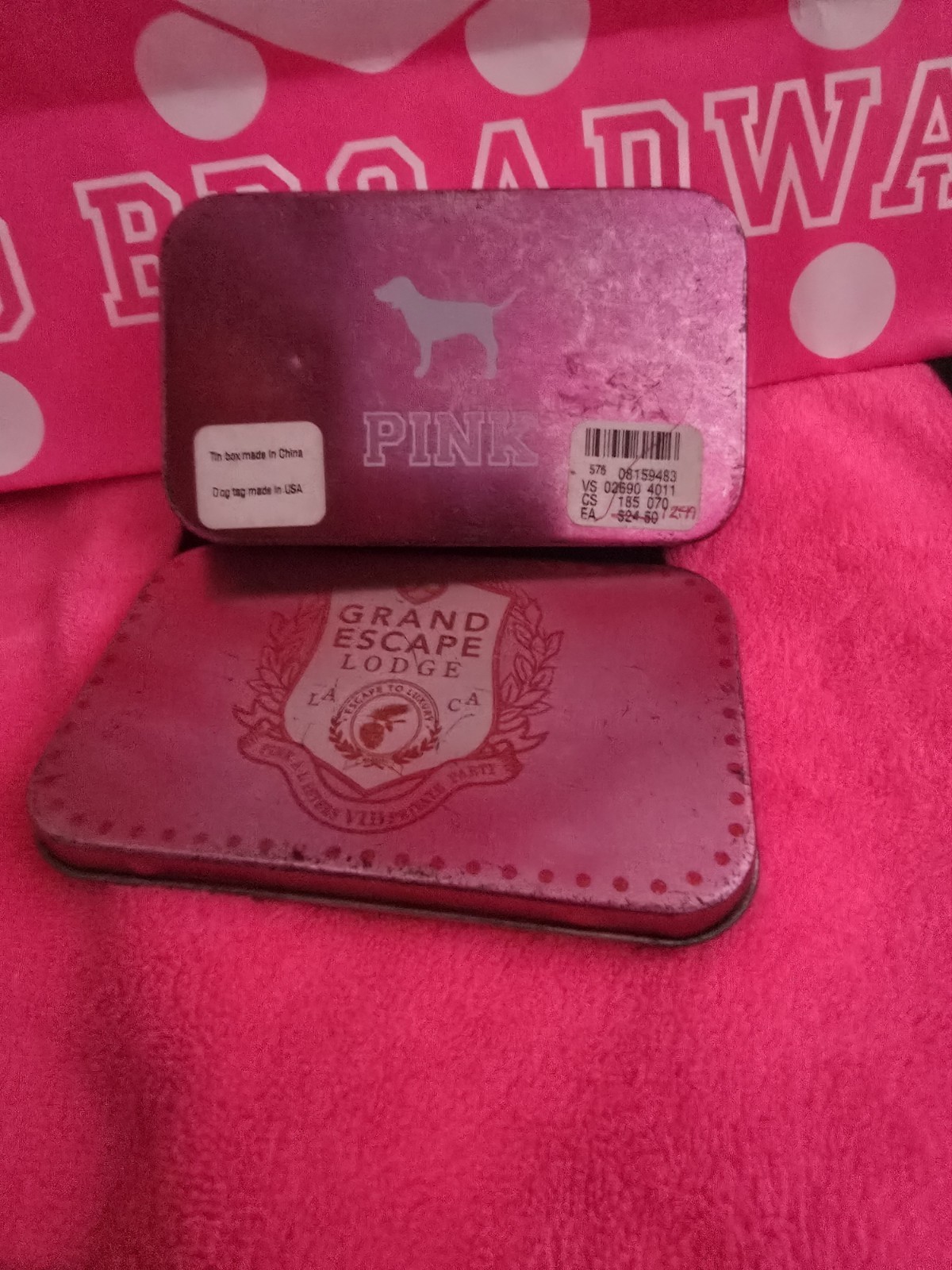 PINK Dog Tags