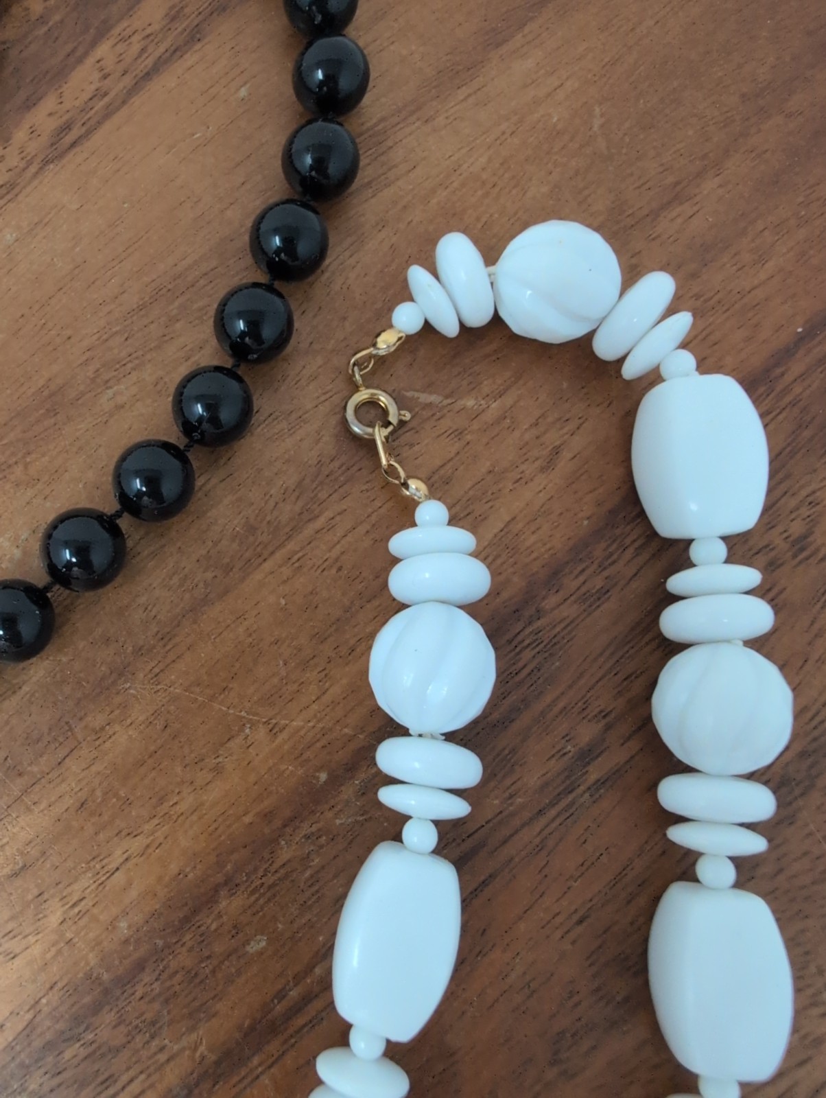 Lot Of Vintage Plastic Jewelry Six Necklaces And Five Bangles