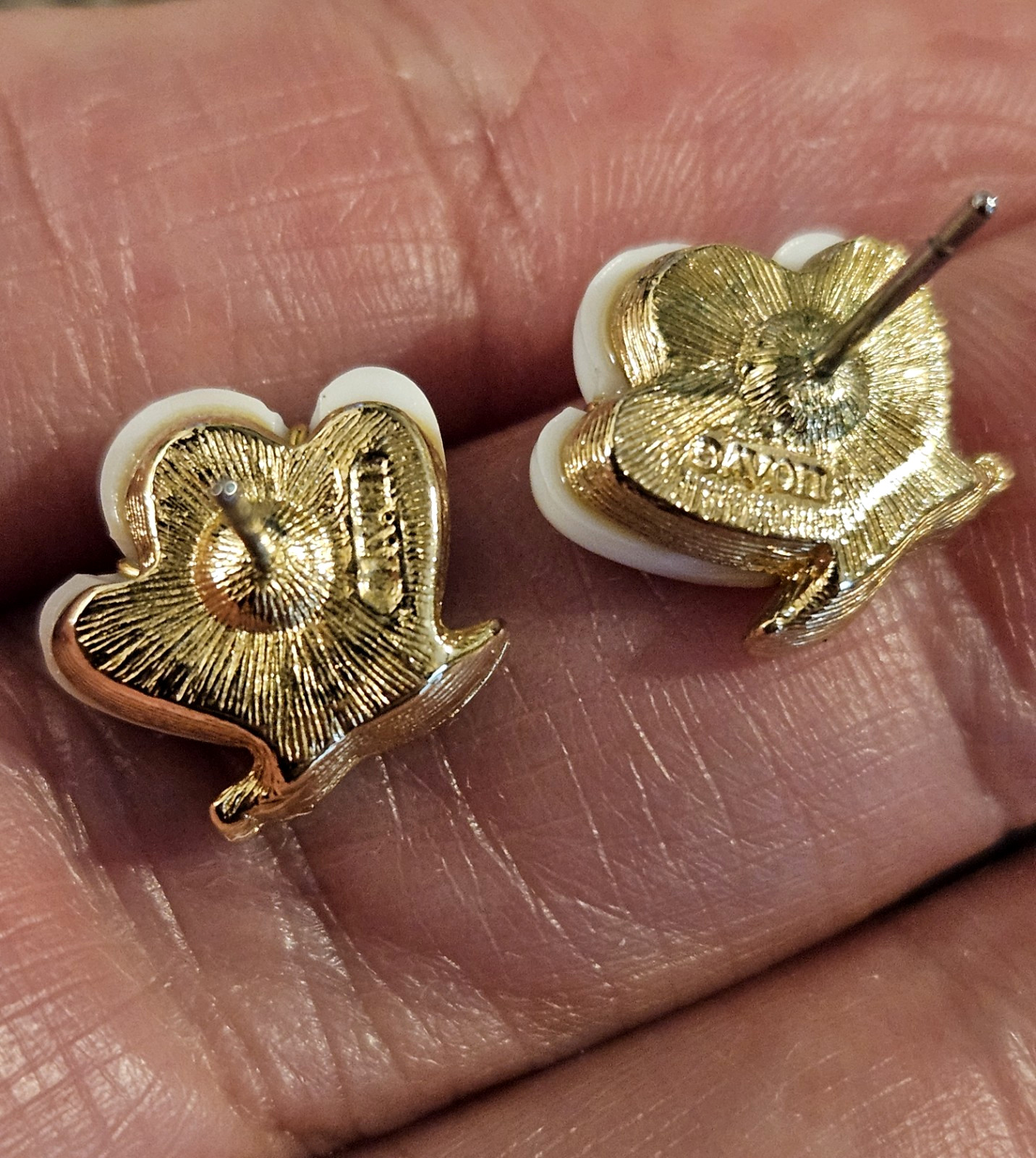 AVON Butterfly 1978 BURST OF SPRING Cuff Bracelet & 1981 GATSBY Post Earrings