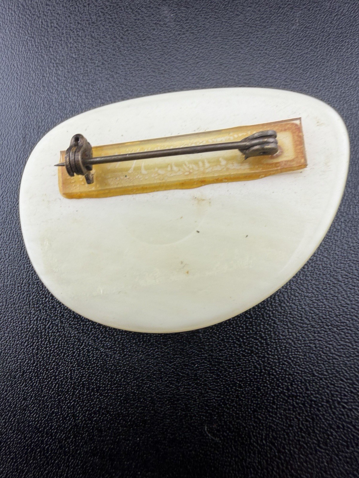 Vintage Red Lobster Off White Brooch Pin Estate Find