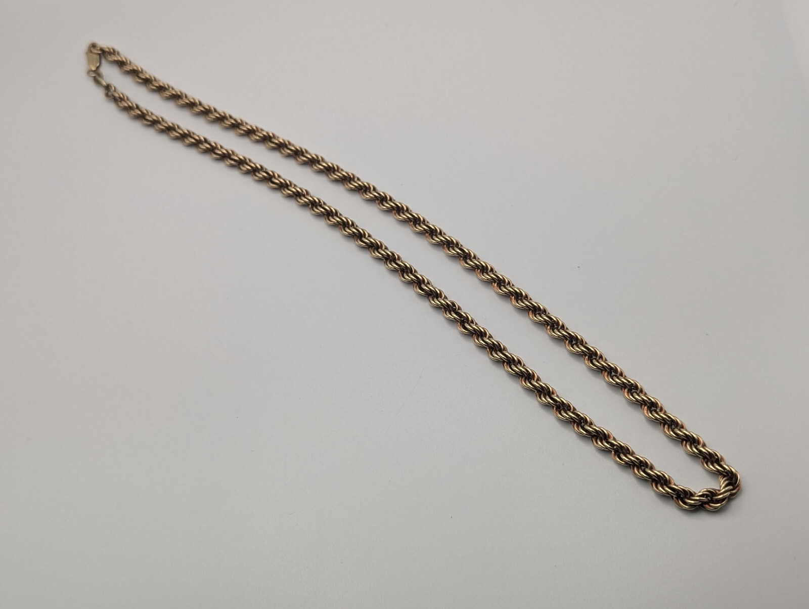 Heavy 10k Solid Gold 13gr 5mm Specialty Rope Chain 21″ Necklace