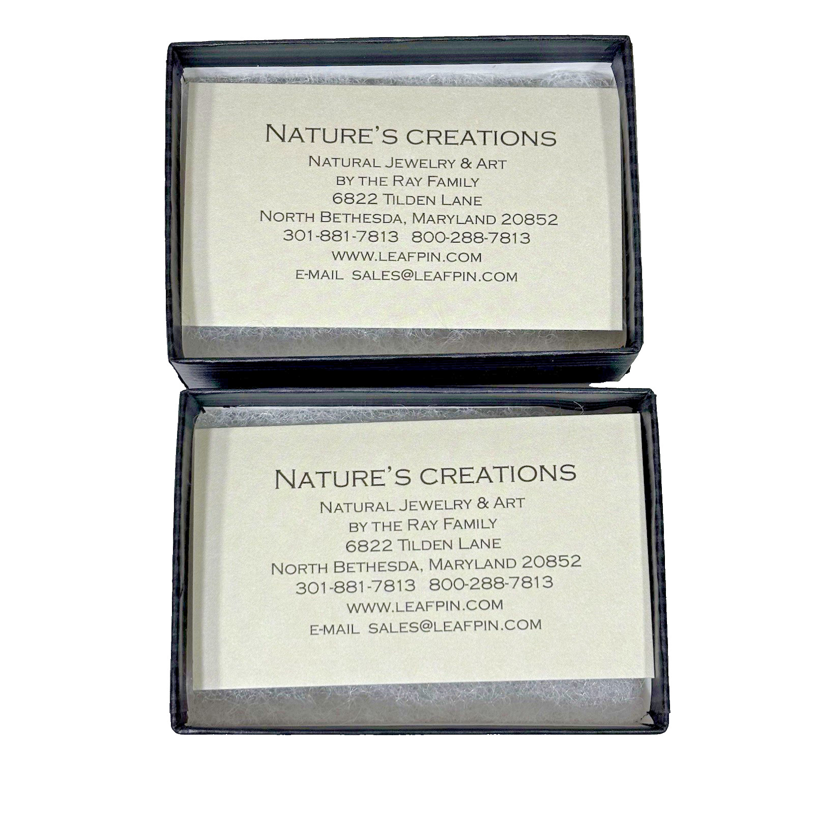 Nature’s Creations Lot of 2 Brooch Pin Copper Arborvitae Thujas & Geranium Leaf