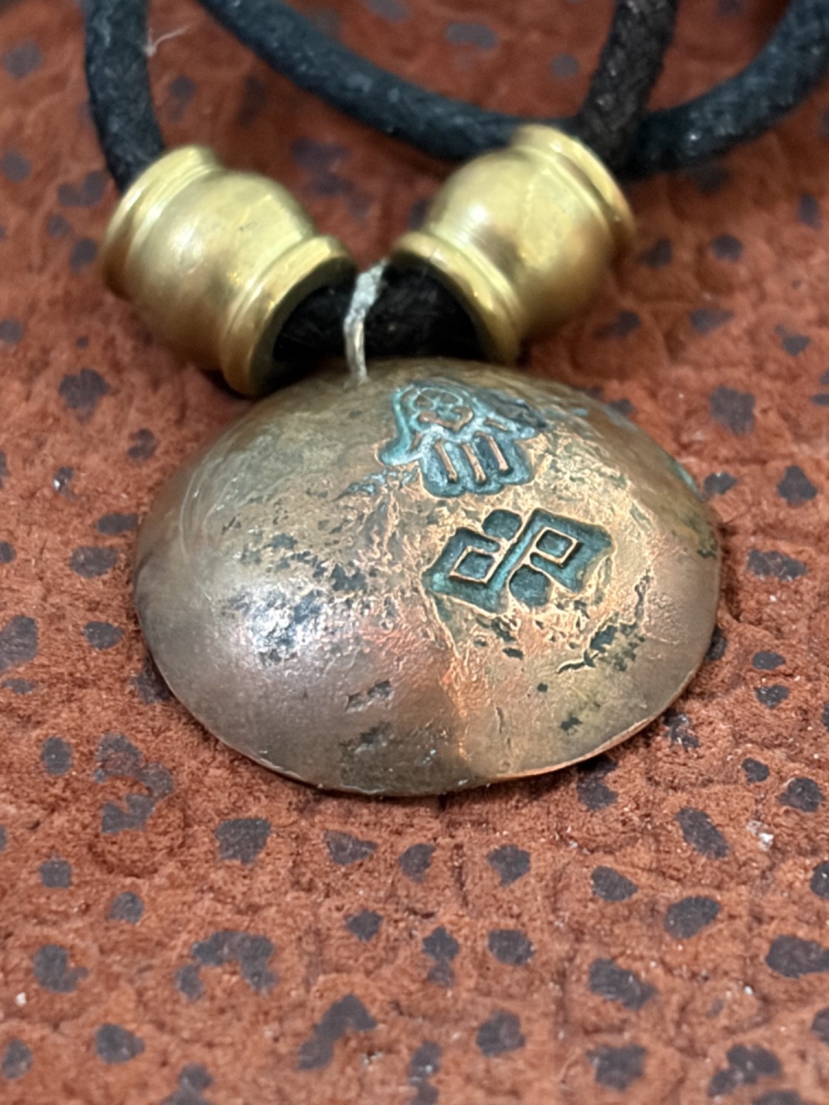Moroccan Hamsa Coin Antique Berber Style Necklace Authentic