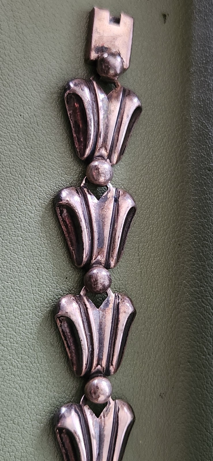 NIELS ERIK STERLING SILVER N.E FROM DENMARK MODERNIST BRACELET