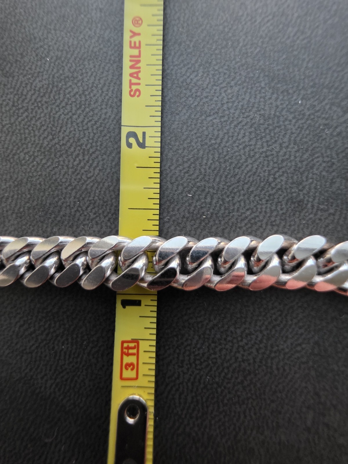 Spa Karizia Vintage Italian 925 Sterling Silver Cuban Link Bracelet 9 Inch