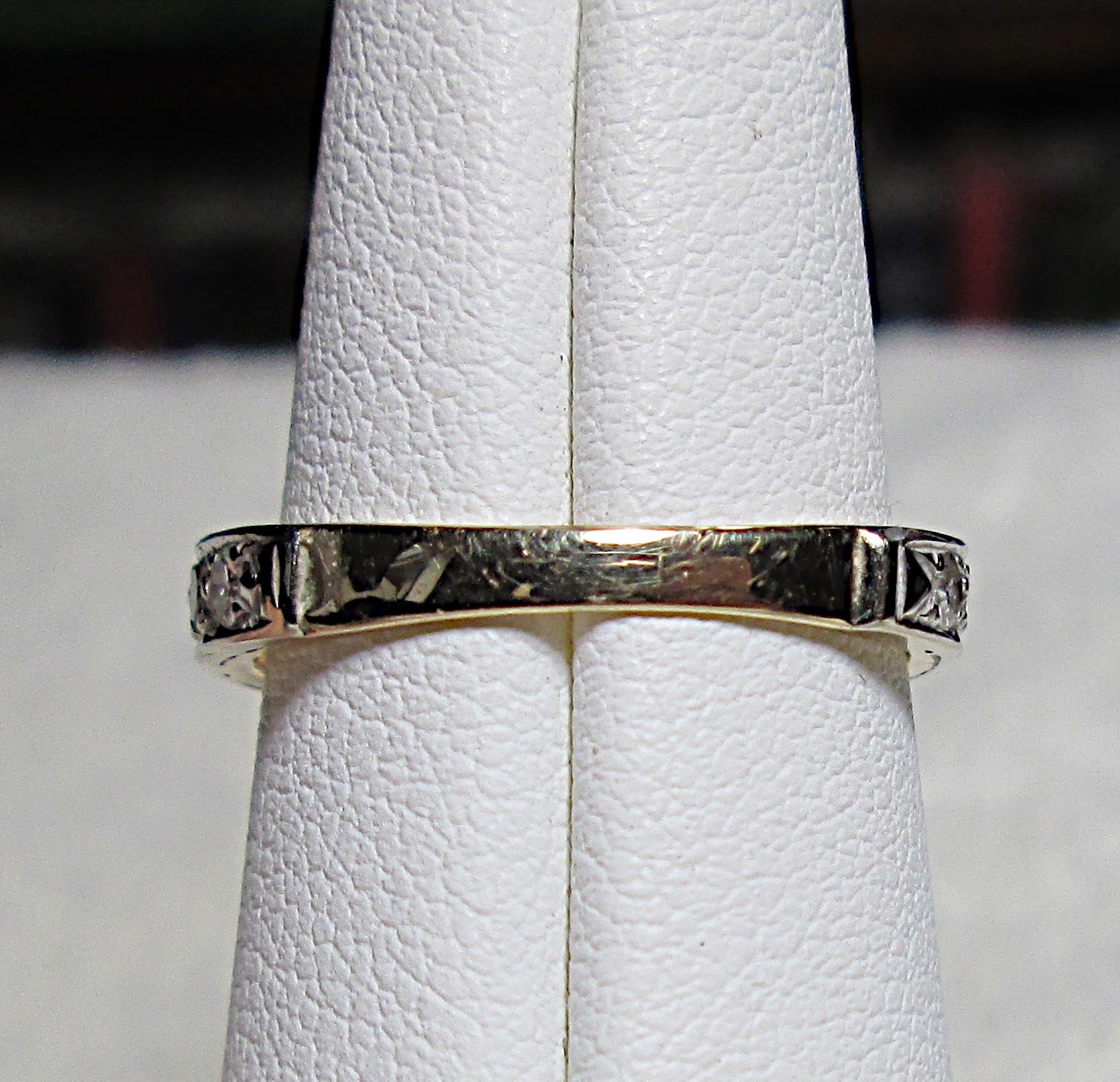 UNIQUE 14K TT GOLD 2+ CT AMETHYST 1.00 CTW DIAMOND RING 6 Grams FEB BIRTHSTONE