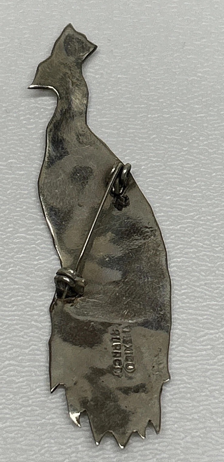 Mexico Alpaca Abalone Brooch