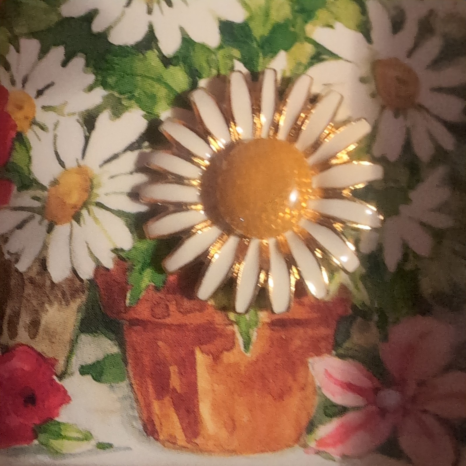 Vintage Joan Rivers Hearts and Flowers Interchangeable Pin Collection NIOB
