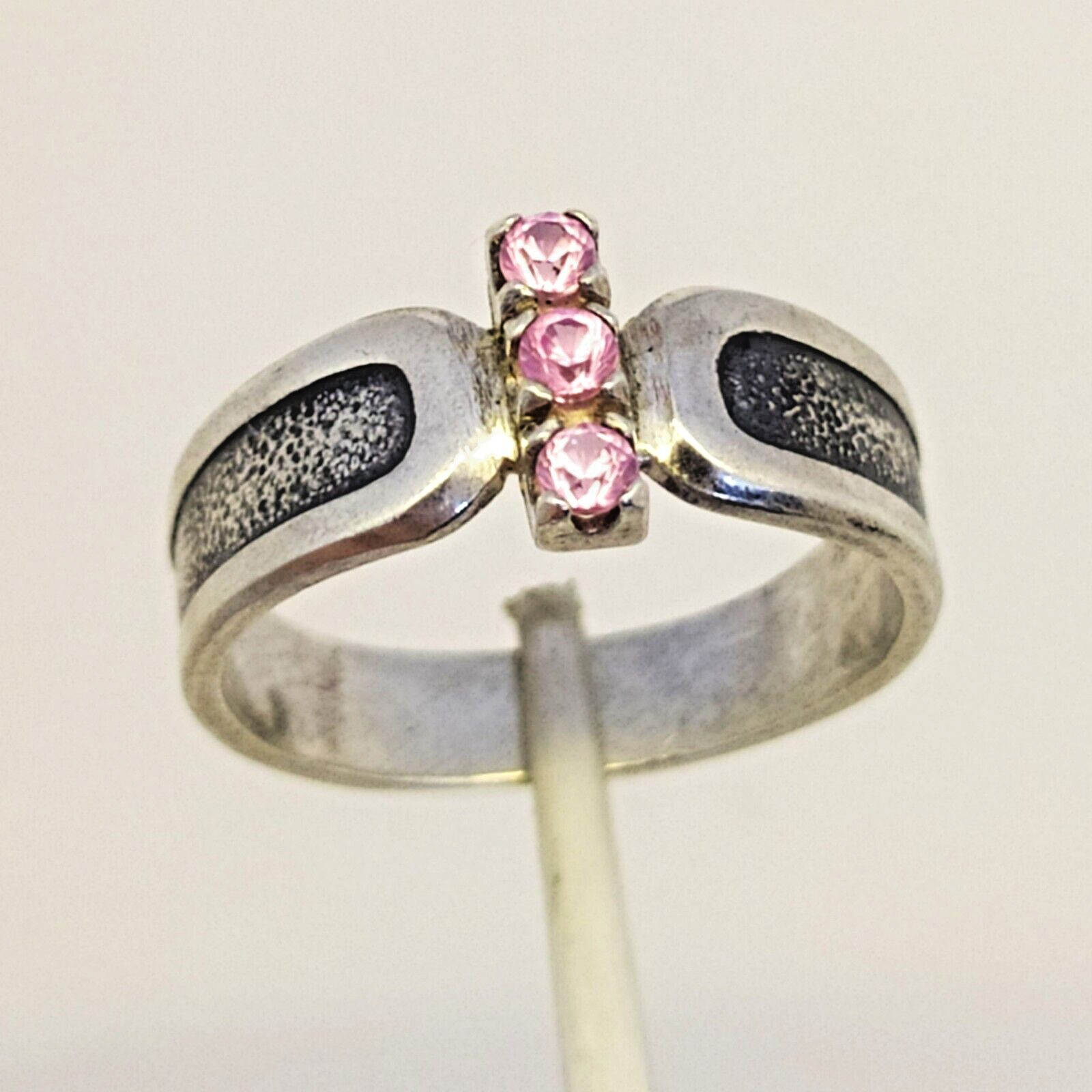 Vintage Luxury RING Silver 925 with Chic Bright Stones -size: 8US (18.5mm) | #46