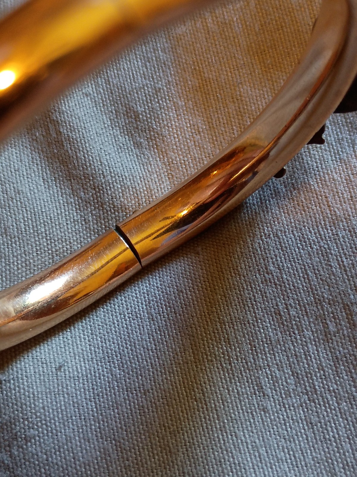 Antique Repurposed D.I.X. Gold Filled Bracelet.