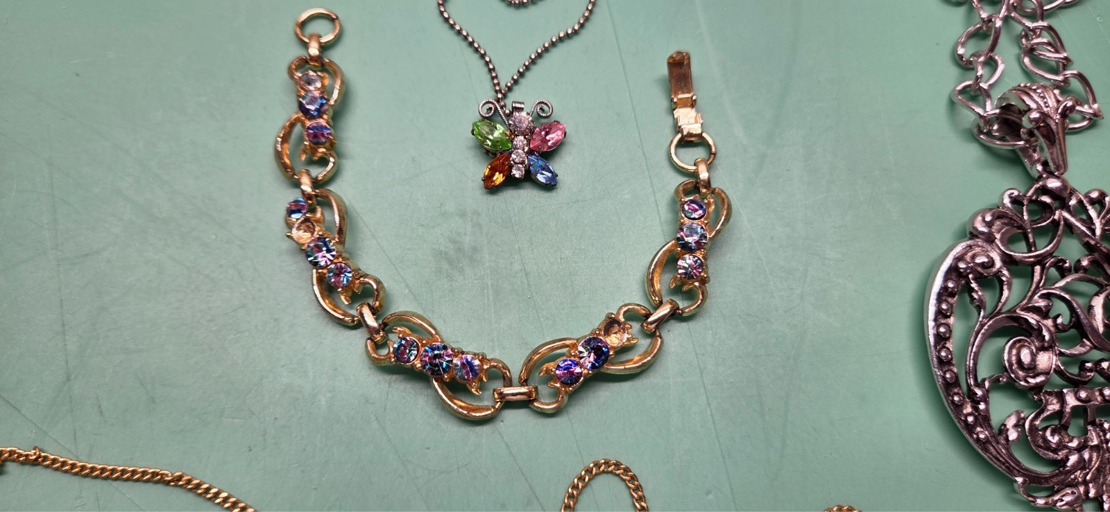 Vintage Costume Jewelry Lot Earrings Necklaces Bracelets Avon