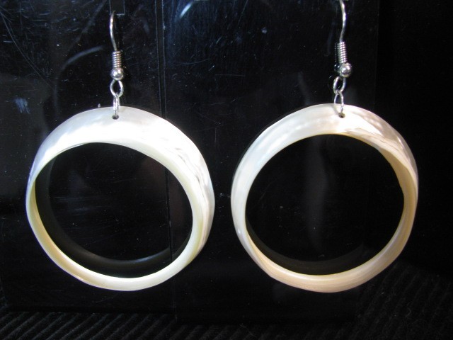 LOT S8 – 4 pc SEA SHELL NATURAL TONES MOP NECKLACE EARRING ANKLETS Beach Surfer