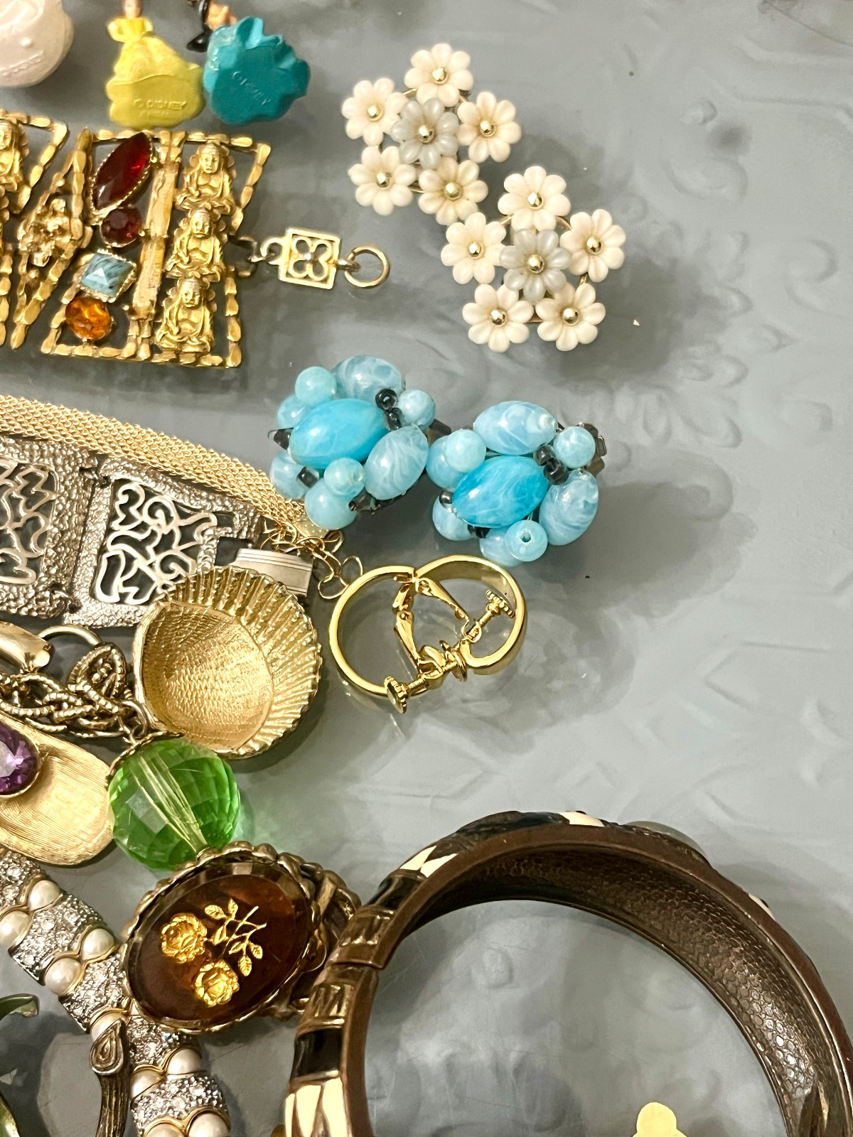 Vintage & Costume Jewelry Lot Coro Mode Art Trifari 1928 ART Rhinestone +