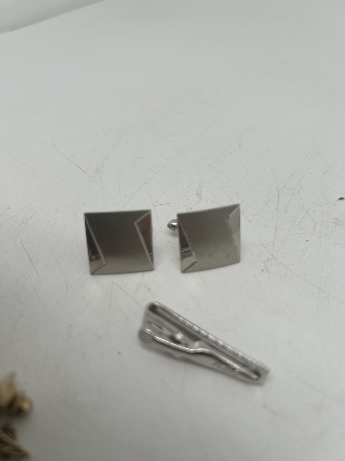 Vintage Lot of Cuff Links And Tie Clips Clasps J64