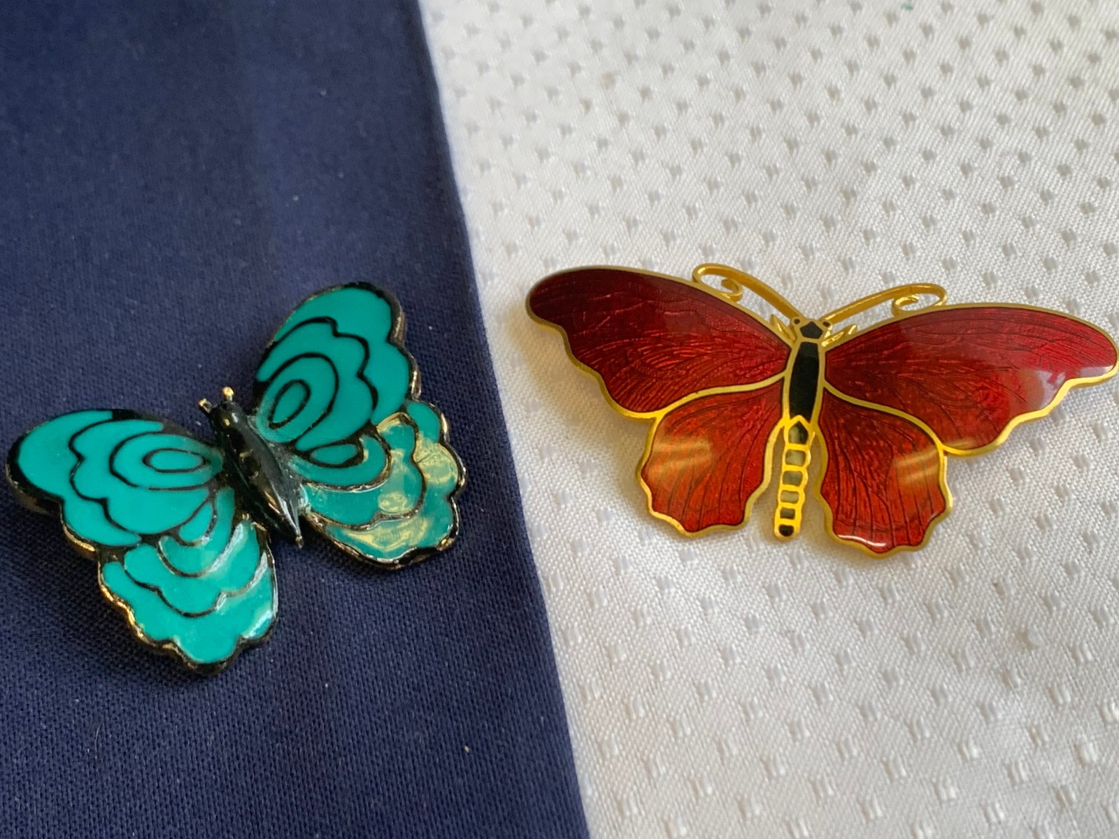 Vtg Butterfly Costume Jewelry Lot Eisenberg Sporrong & Co Trifari Monet Avon