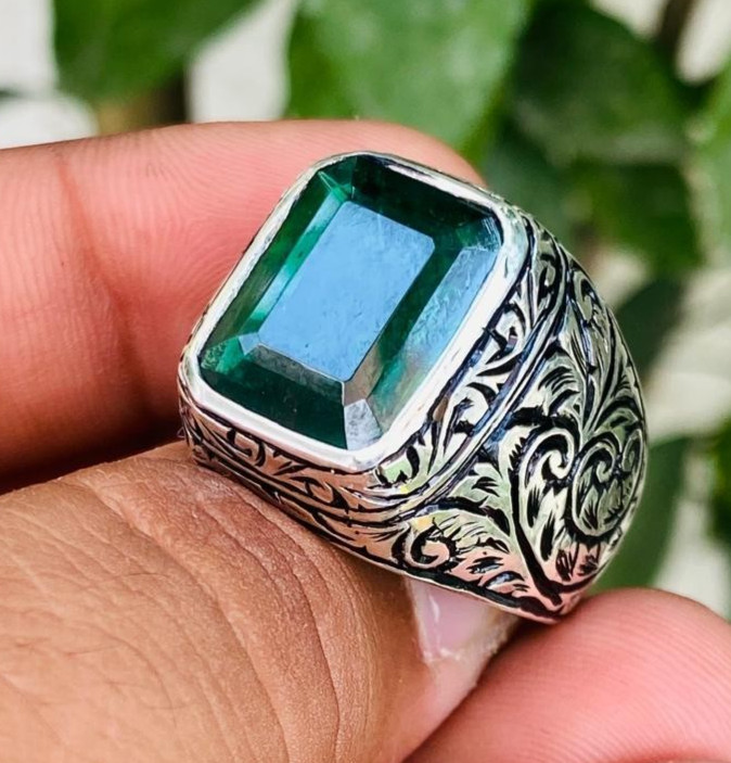 Natural Emerald, Vivid Green Emerald, Rare Find Emerald Stone, Gift For Him