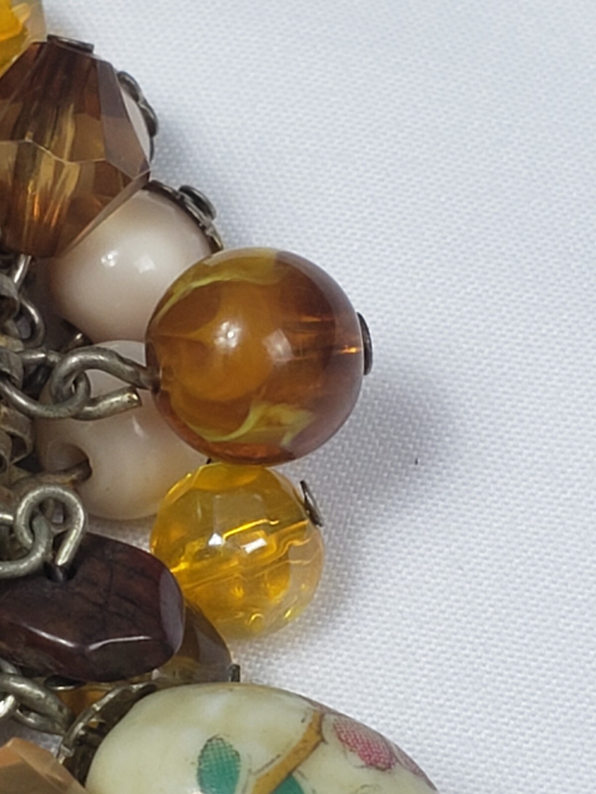 Jade tigers eye Cha Cha Bracelet Glass Bead Expansion Meditation Success Wealth