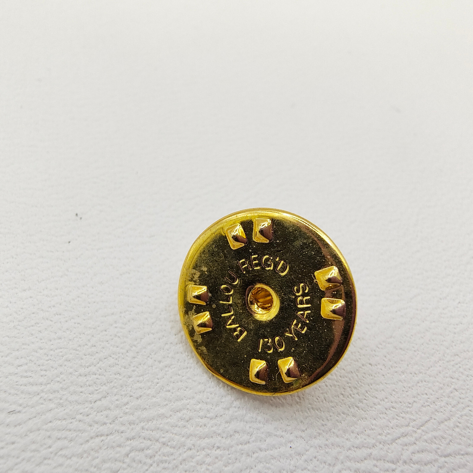 Vintage Red Hat Society Lapel Pin Brooch Enamel Rhinestone Gold Tone 1.5″