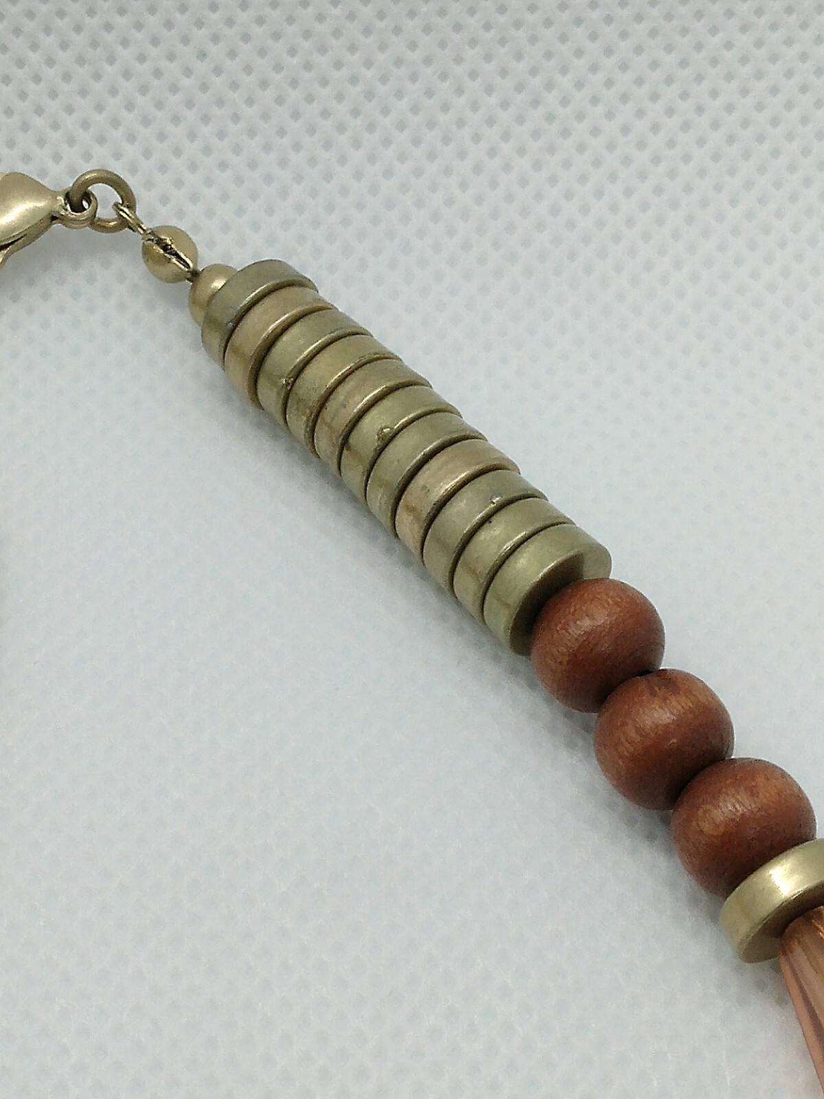 Vintage Napier Red Gold Pink Beaded Necklace Signed 16″ Choker with 3″ extender