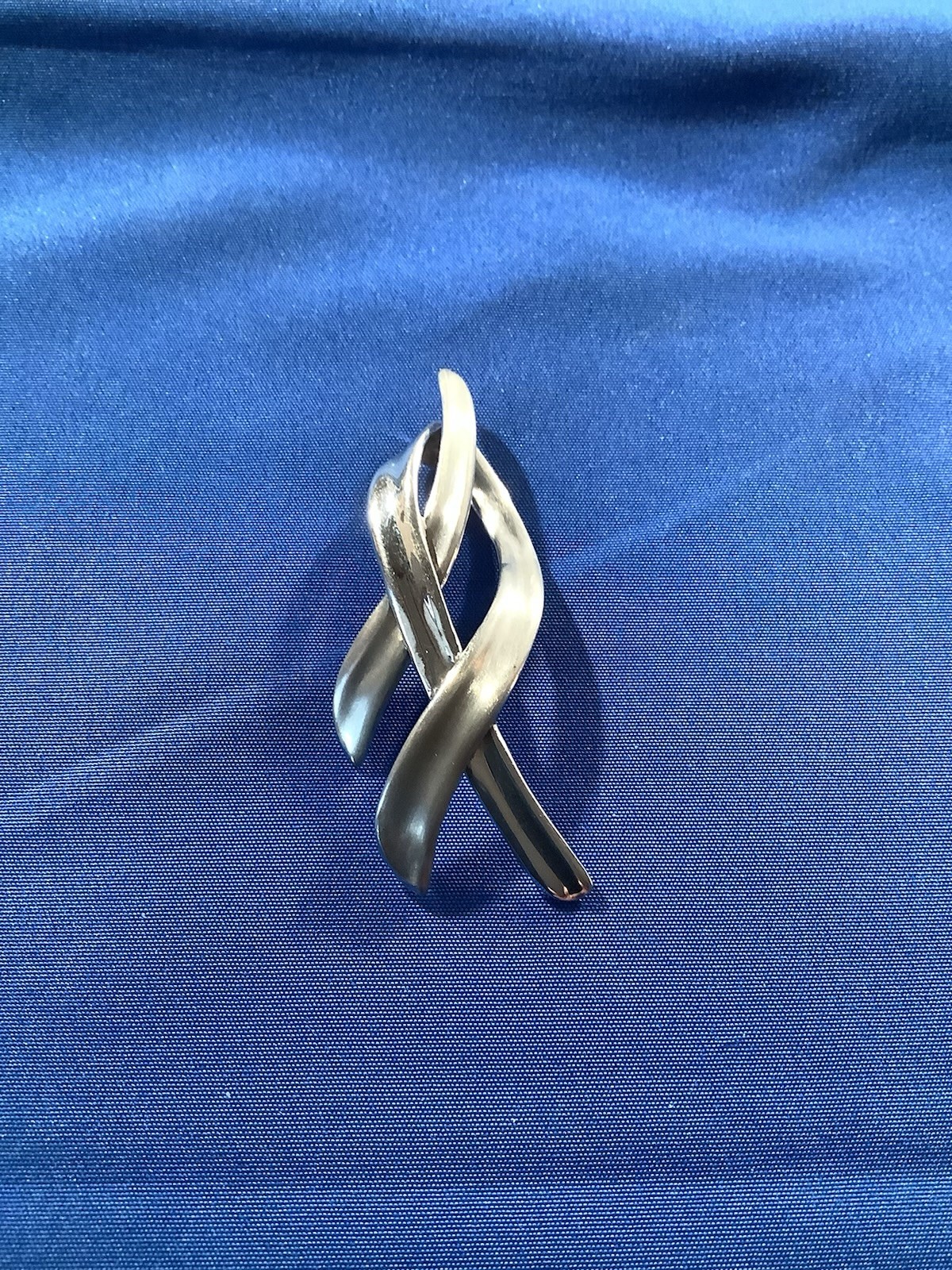 Jorge Revilla Spain Sterling Silver Twist Pin Brooch