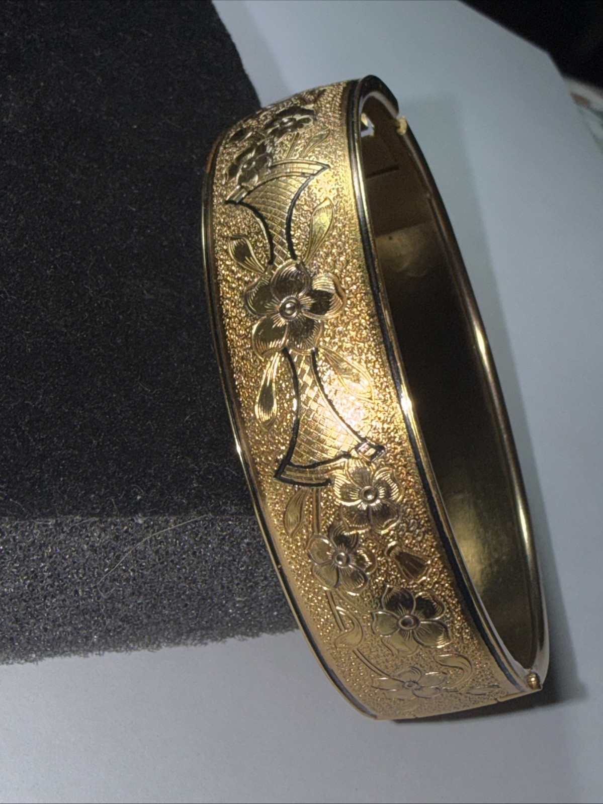 Bracelet Gold Filled 100 Year Old 6.5” 15mm Wide Antique Unmarked
