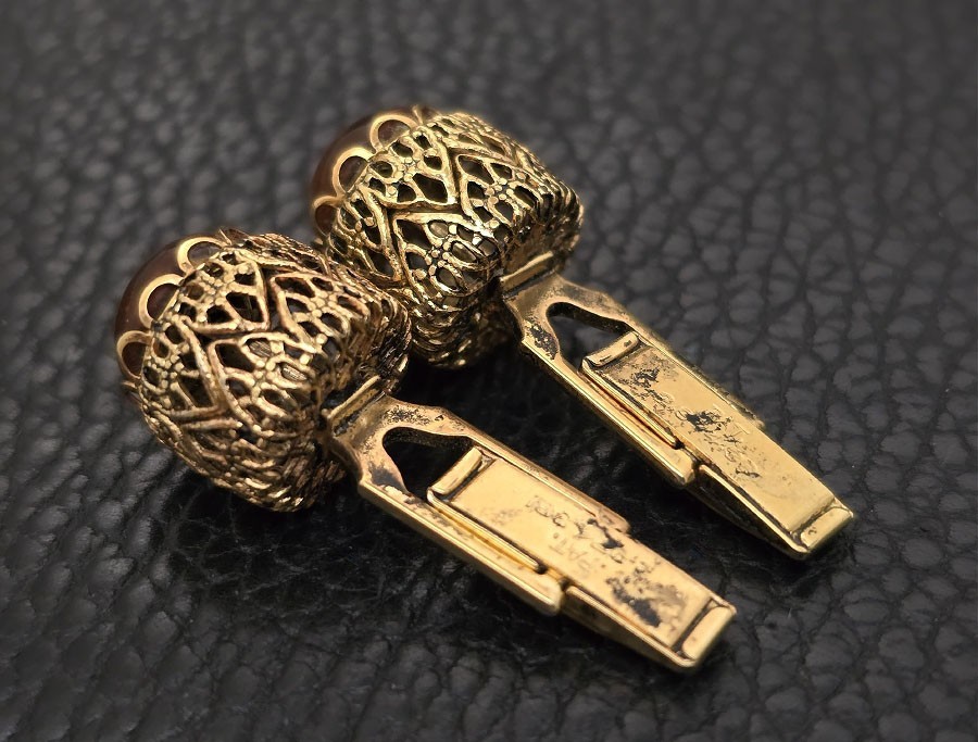 Estate Antique Old Vintage Men’s Cufflink Sets, One Swank