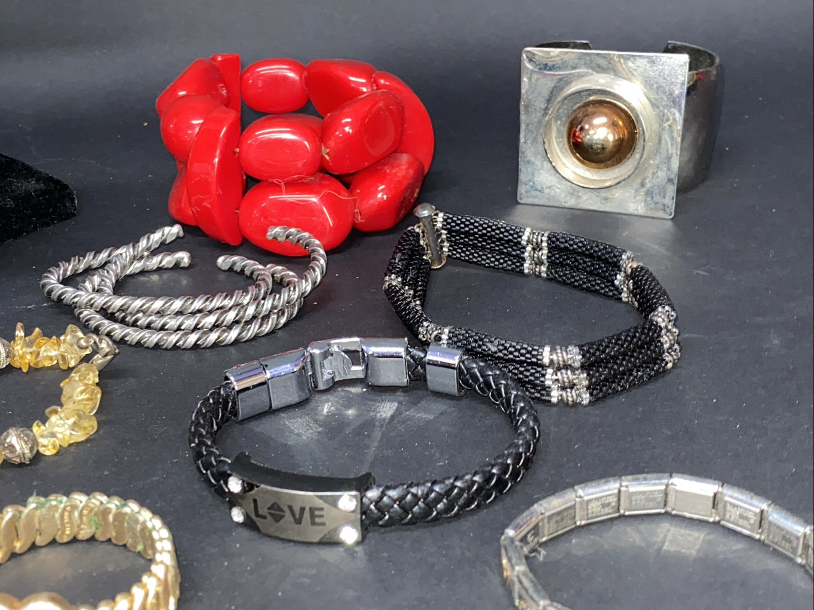 Vintage Modern Fashion Designer Jewlery Lot 3 Lb Marc Jacobs Cuff Bangle U53